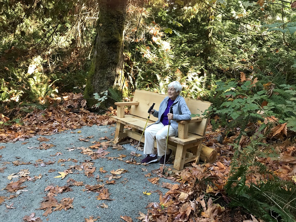 Sunny Bird Watching Spot at End of Birdsong Path
